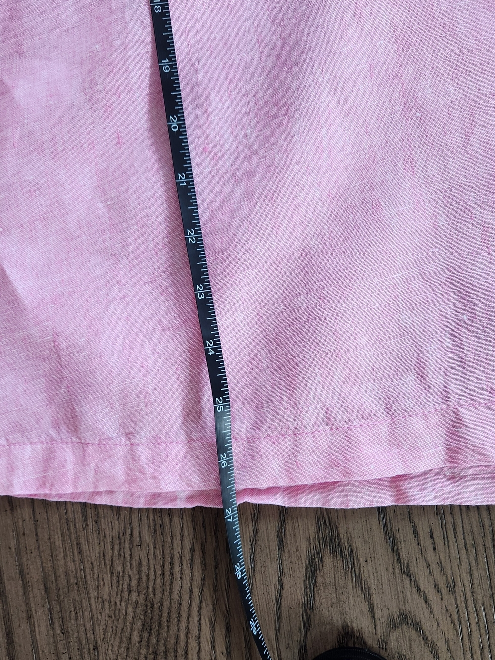 Tahari Linen V-Neck Tunic Top - Picture 6 of 8